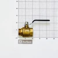 Кран шаровый G1 1/2 2-ходовой ВР-НР латунь ручка-рычаг