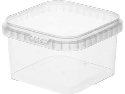 Ведро п/п 0,85л. квадратное, код: 32131