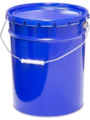 Ведро металл 20л. с крышкой-корона, с покрытием внутри, арт. ВМк 20с с покрытием (Б), код: 28130