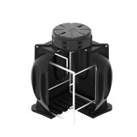 Колодец КС-5М с каркасом, дополнительной горловиной H200 с крышкой D780 мм