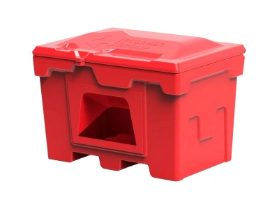Ящик 500 литров с дозатором красный