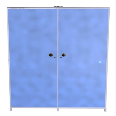 Шкаф для аккумуляторов ШМА-03 1520x740x1600 мм Синий