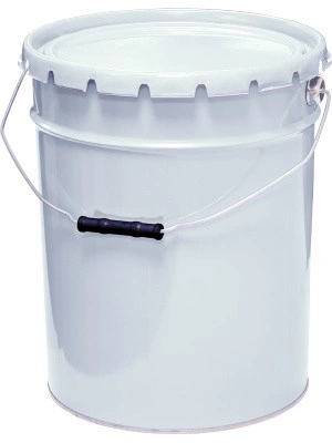 Ведро металл 20л. с крышкой, корона, арт. ВМк 20б, код: 21234