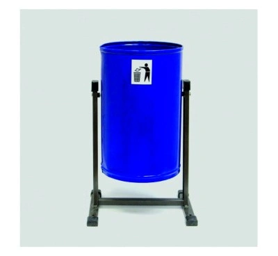 Урна металлическая уличная 21 л круглая облегченная