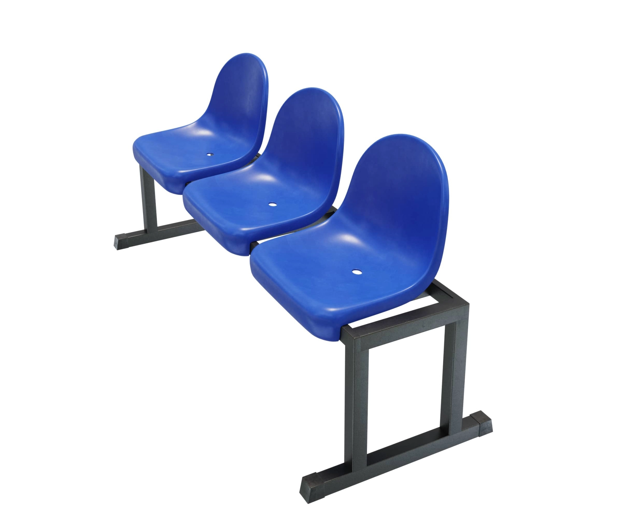 Трибуна однорядная мобильная на 3 места «Сингл-3»