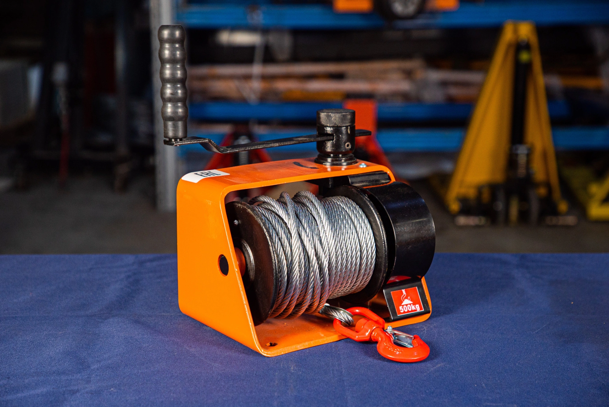 Лебедка ручная червячная TOR ЛРЧ 500 (VS) 0,5 т 25 м