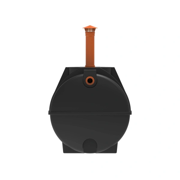 Емкость подземная Rostok G 3500 шахта c входом и выходом 110 