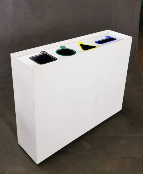 Урна Монолит-4, с наклейками, с емкостью 45 л + 3х30 л