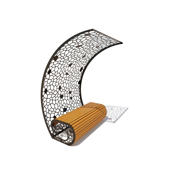 Скамейка с навесом «Филигран»