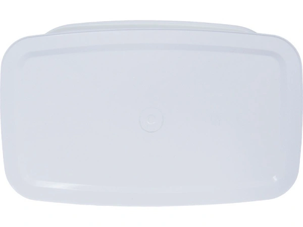 Ведро п/п 3,3л. прямоугольное, с белой крышкой, с ручкой пластик, код: 34794