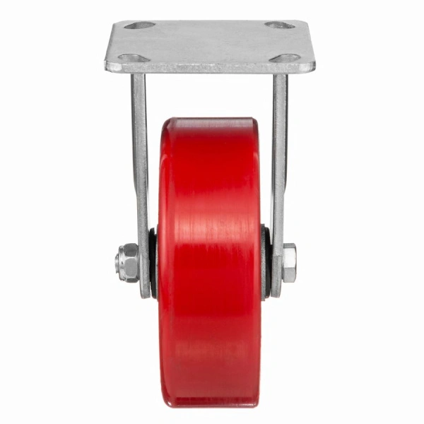 Колесо полиуретановое Стелла-техник 1041-152 неповоротное, диаметр 152мм, грузоподъемность 360кг