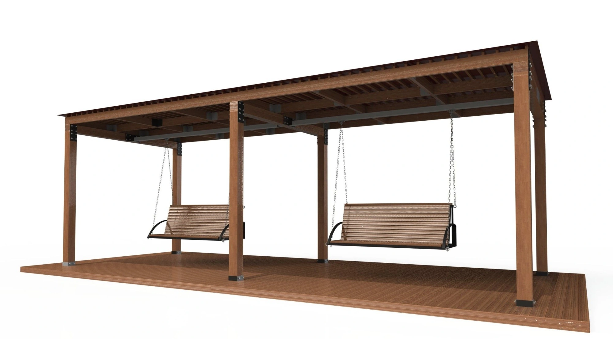 Навес с качелями «Орион» 6,0 м