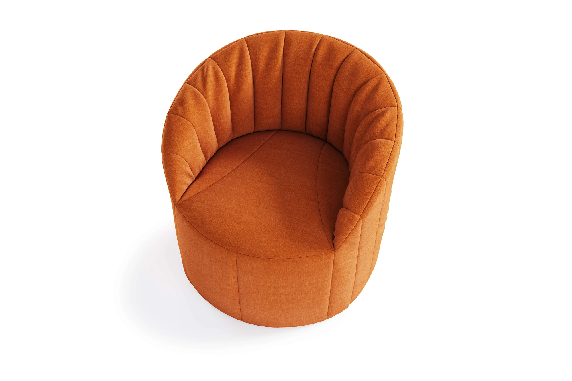 Бескаркасное кресло Шелл Ламбре велюр