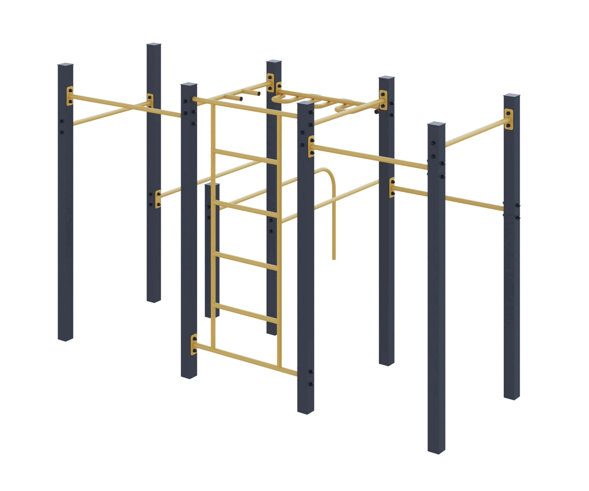 Спортивный комплекс для воркаута «Геракл 909» (13,9 м2)