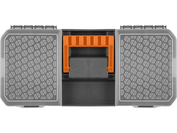 Органайзер 430х193х163 для мелочей, с ручкой, с двумя лотками, код: 37239