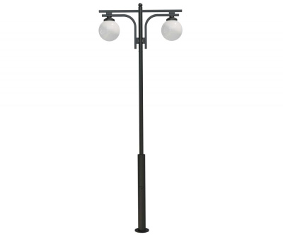 Стальной фонарный столб Т-03-2 со светильниками 3,76 м