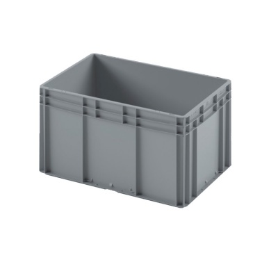 Евроконтейнер ЕС-6432.4 с усиленным дном и закрытыми ручками, 600х400х320 мм