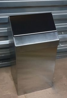 Урна Эклипс, 200х200х400 мм, шлифованная 12 л