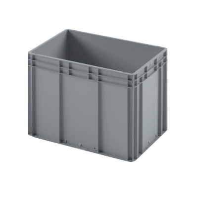 Евроконтейнер ЕС-6442.4 с усиленным дном и закрытыми ручками, 600х400х420 мм