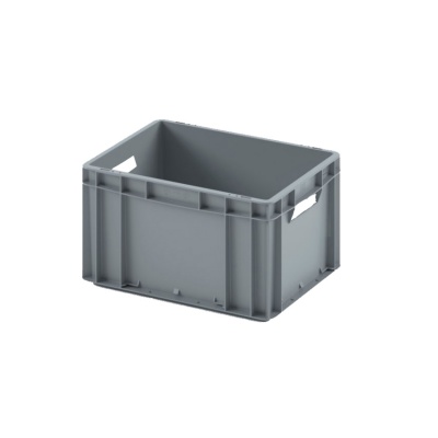 Евроконтейнер ЕС-4322.3 с усиленным дном и открытыми ручками, 400х300х220 мм 
