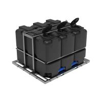 Кассета ST 6000 л (3х2000) с откидной крышкой черная