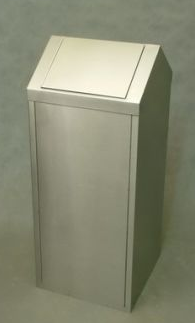 Урна Эклипс, 500х400х1020 мм, шлифованная, с емкостью 95 л