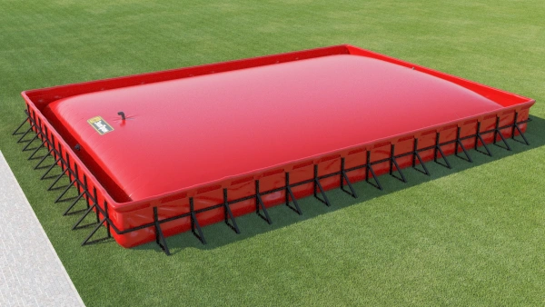 Емкость мягкая ПВХ 100 кубов для КАС красный