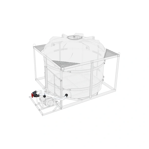 Комплект слива для мотопомпы G2 на одну емкость TR